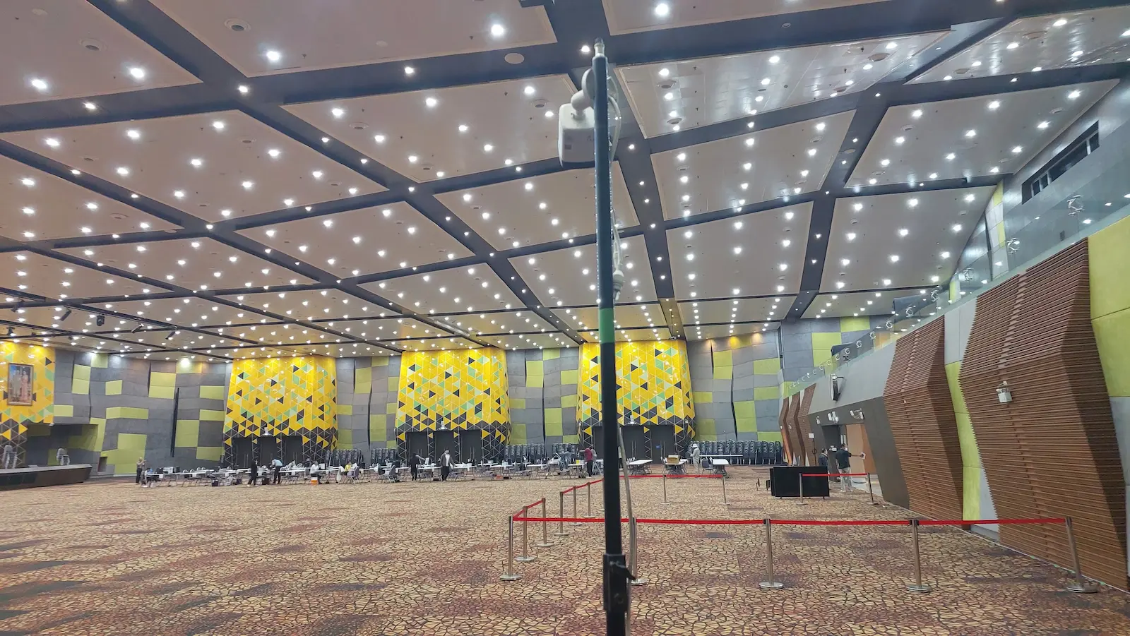 ระบบกล้อง IP Camera ตรวจสอบพื้นที่ลงทะเบียนงาน Event