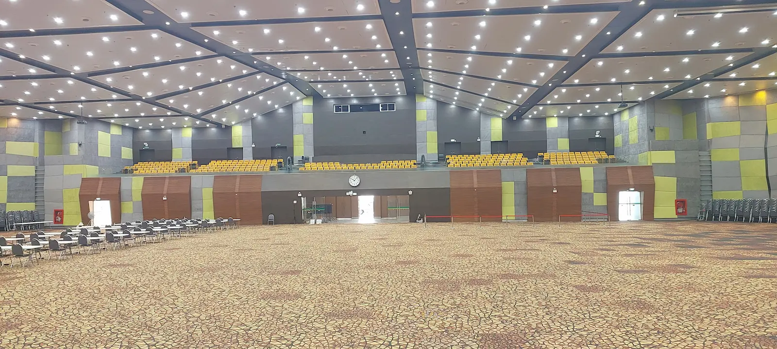 มุมกว้าง CCTV ครอบคลุมพื้นที่ Convention Hall ทั้งหมด