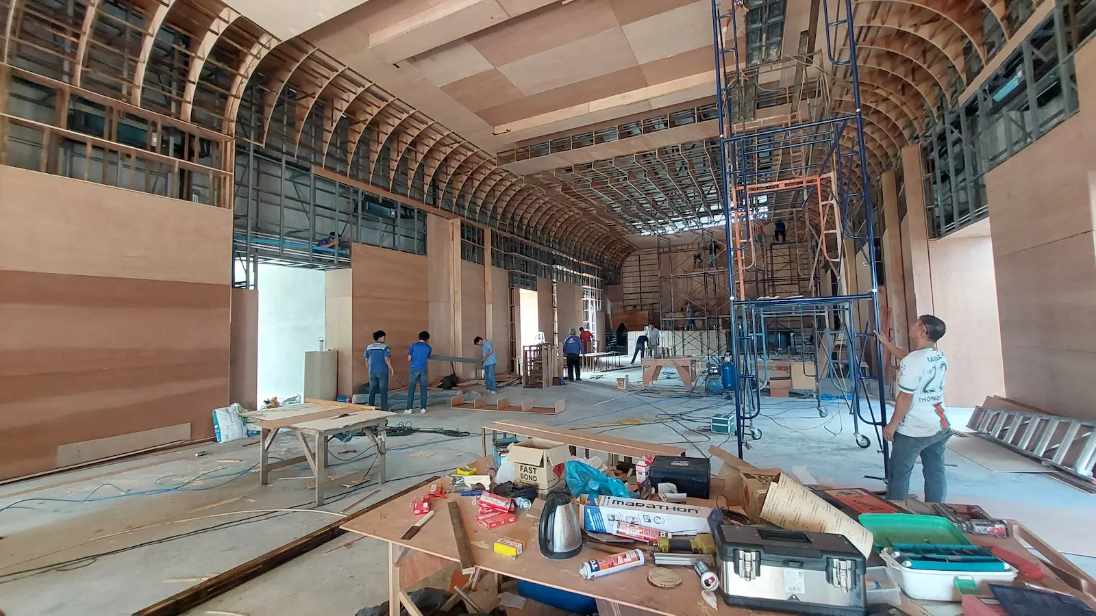 งานโครงสร้างและระบบสำหรับโรงแรม